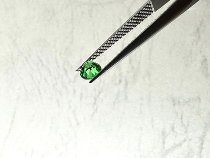 グリーンガーネット0.31ct/4mm｜山羊座の星座石・1月の誕生石