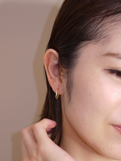[完売] ゴールド ロングチェーン ピアス